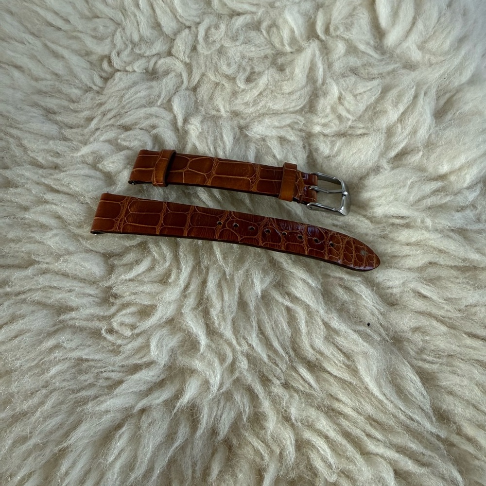 Michele 16mm Alligator Watch Strap